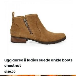 Ugh booties. Size 8, color is camel